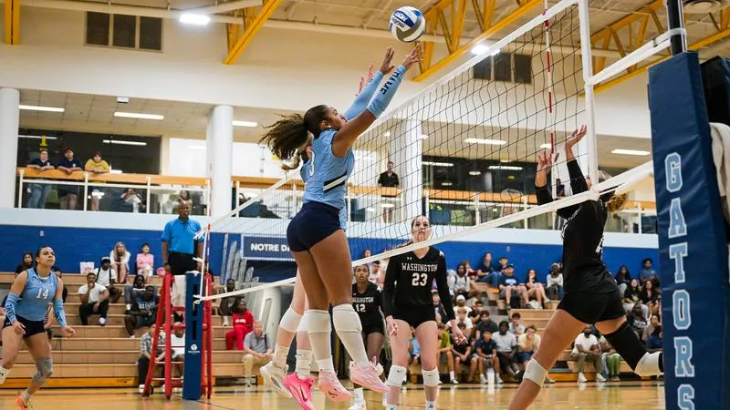 Women's Volleyball Battles Against Berks