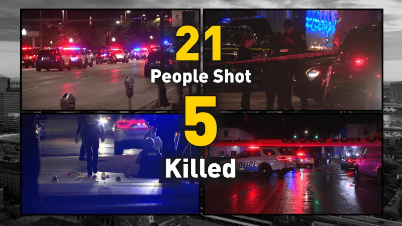 Four Baltimore mass shootings in one month leave 21 shot and five dead, including children