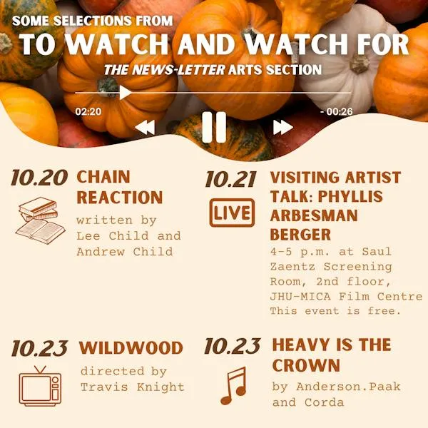 To watch and watch for: Week of Oct. 18