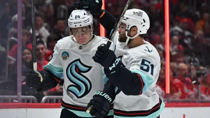 Kraken overcome Alex Ovechkin's first goal of the season to beat the Capitals 5-3