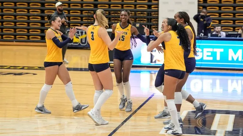 Atilano, De Jesus Post 13 Kills Apiece in Volleyball's Win Over Norfolk State