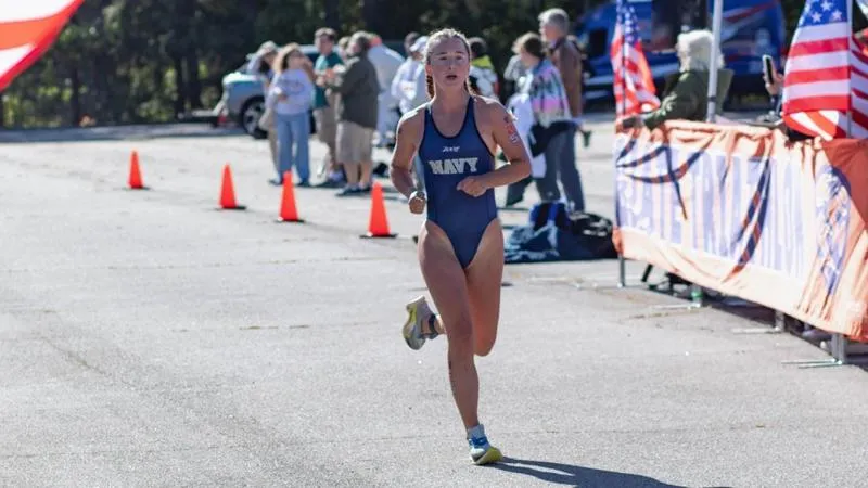 Cashin Makes Navy Triathlon History with All-East Region Honors