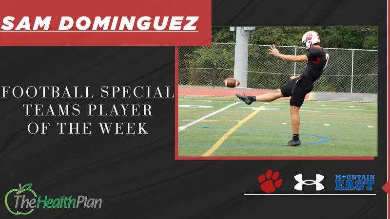 Dominguez Named MEC Football Special Teams Player of the Week