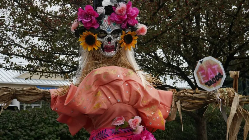 Hampstead's scarecrow competition crowns LunaZul Restaurant in fall display showdown