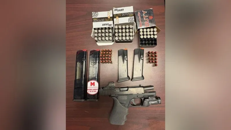 Hanover man arrested after being found with loaded gun during traffic stop