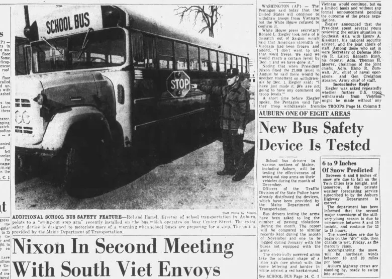 Looking Back on Nov. 30: 'New bus safety device is tested'