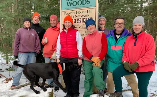 Volunteers help with trail upgrades at Bonney Woods