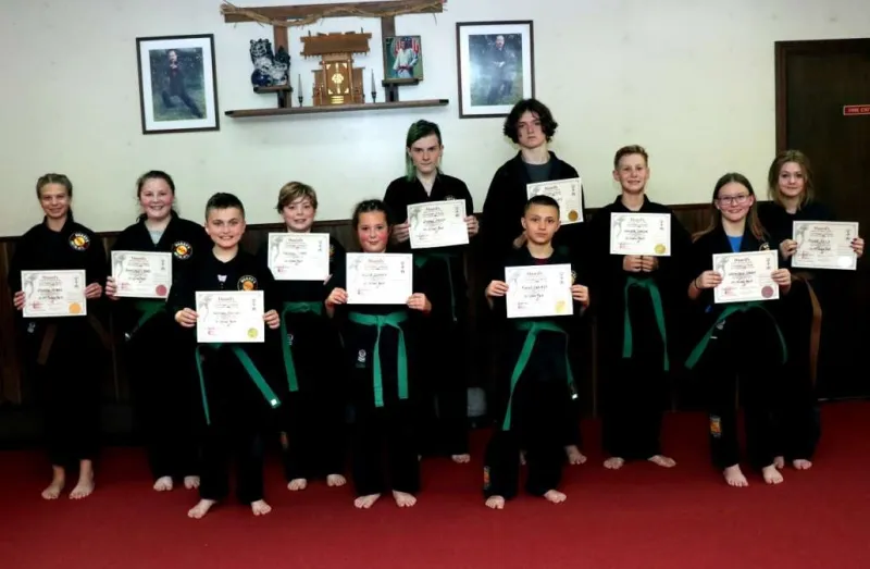 PHOTO: New rankings at Huard's Martial Arts