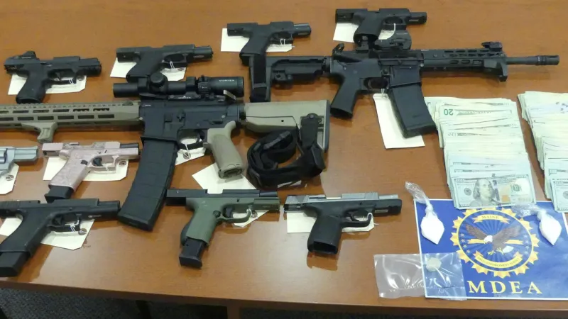 Police seize crack, fentanyl and 46 guns from Maine couple's home