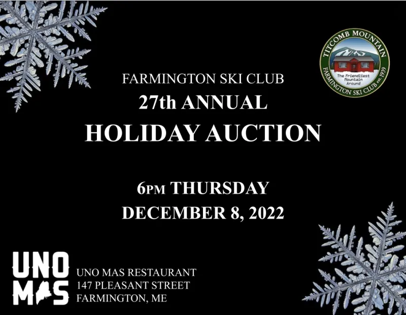 Titcomb Mountain to host 27th Annual Holiday Auction Dec. 8