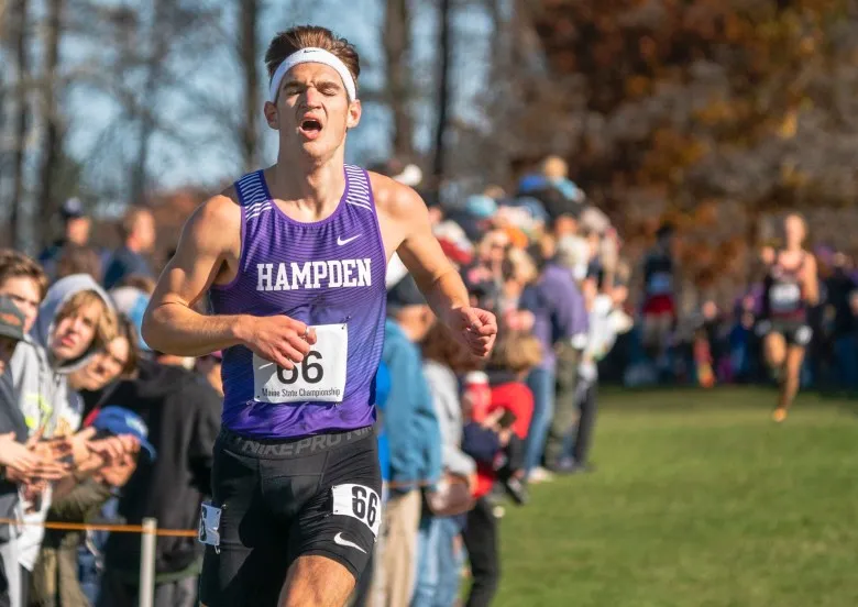 Boys' cross country Runner of the Year: Charlie Collins, Hampden Academy