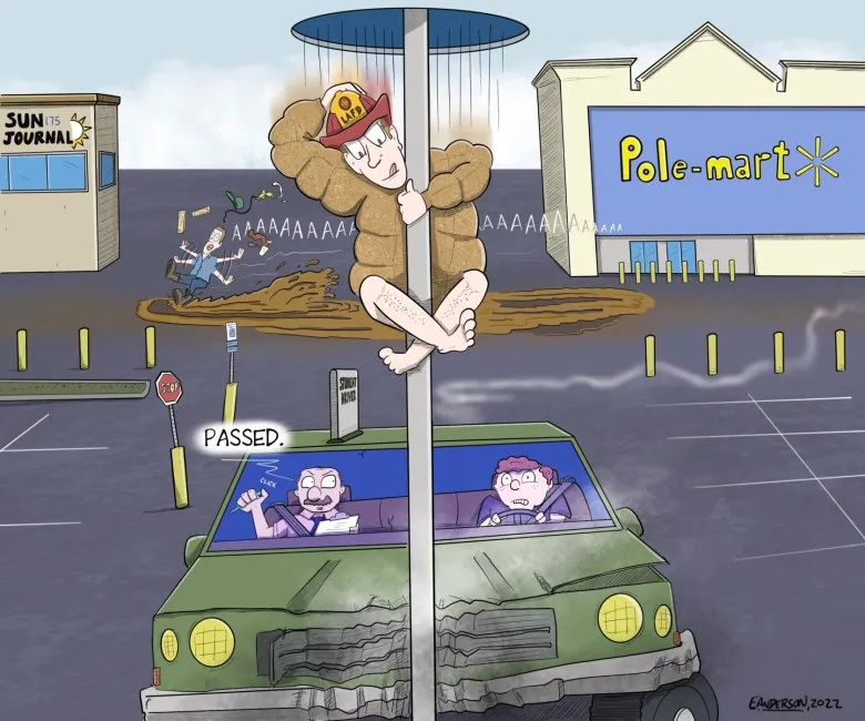 Mark LaFlamme: This newspaper office needs a pole