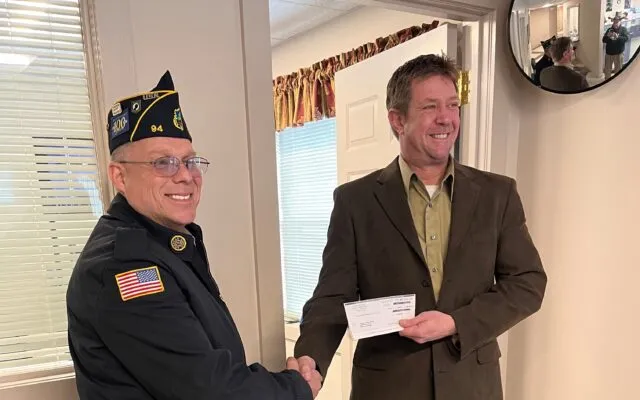 Maine Highlands Federal Credit Union donates to Greenville American Legion food bank