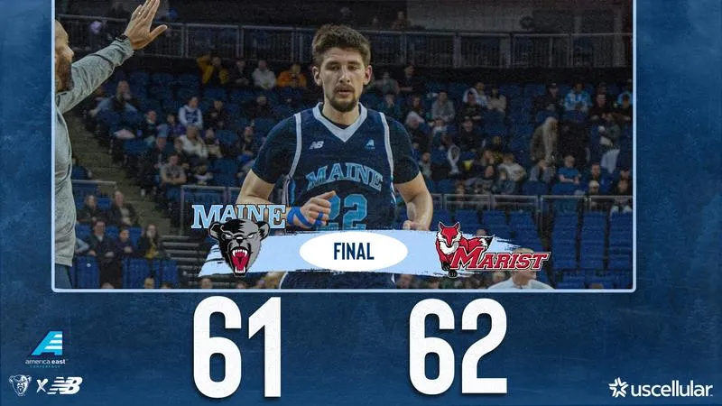 Men's Basketball Falls in London to Marist, 62-61