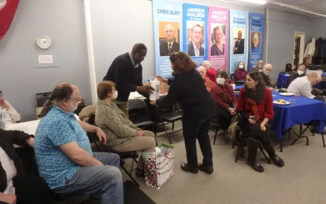 County Democrats recognize Dr. Evans