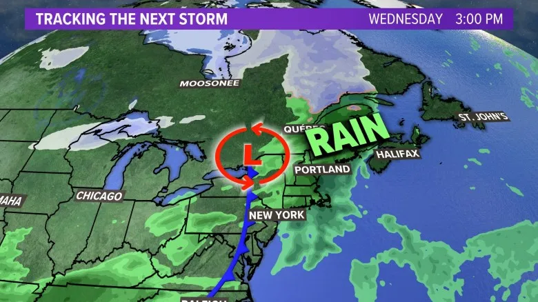 Midweek storm will be wet, but not white