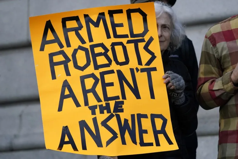 Police use of weaponized robots in San Francisco renews debate over their use