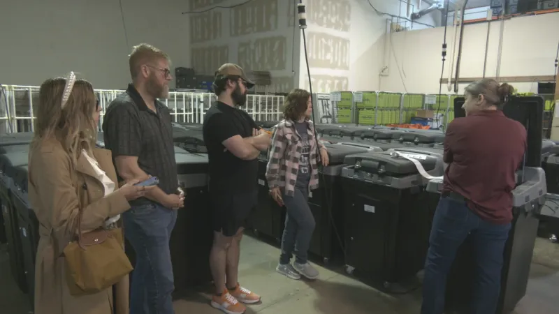 ND Election officials give public demonstration on how state's voting machines keep votes secure