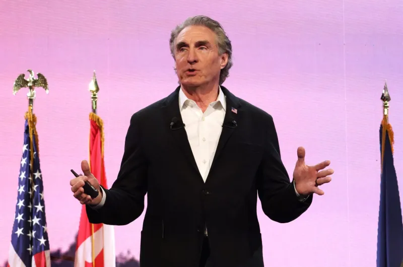 Burgum touts AI data centers, calls Iran war 'gift to the world' in speech to oil industry