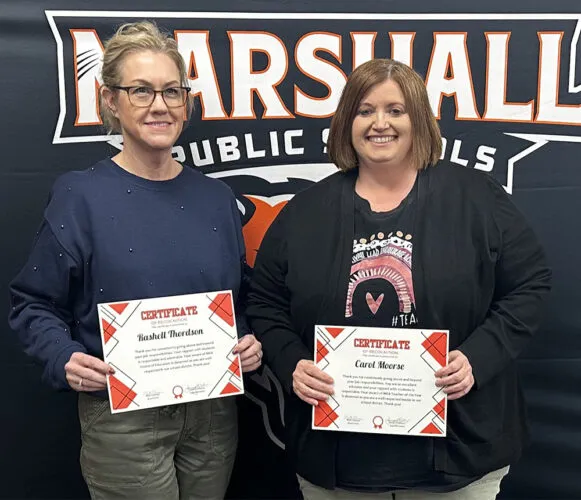 Moorse, Thordson named MEA Teacher, Friend of the Year