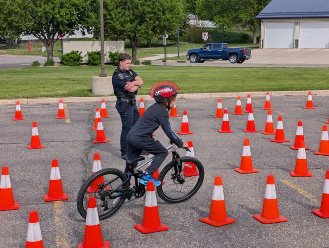 Stressing bike safety
