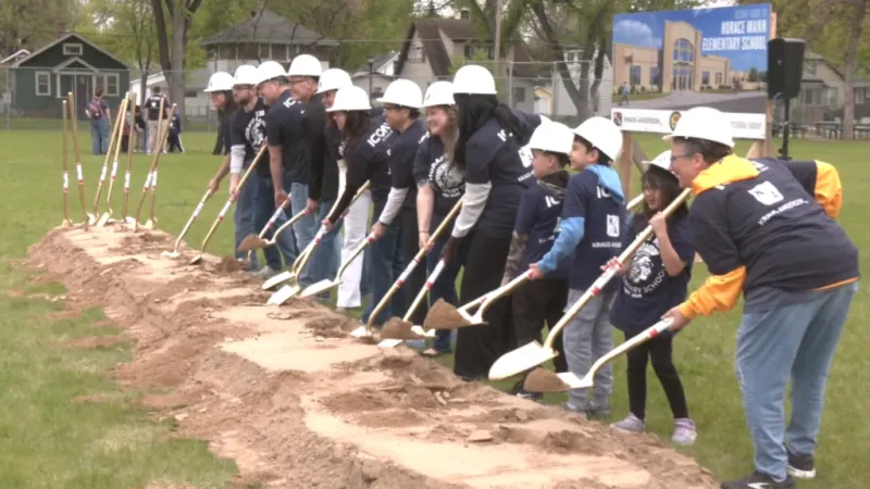 Horace Mann Elementary School breaks ground for the start of the next chapter