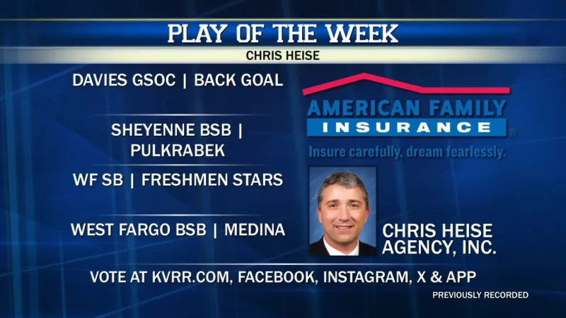 Time to Vote for the Chris Heise Play of the Week!