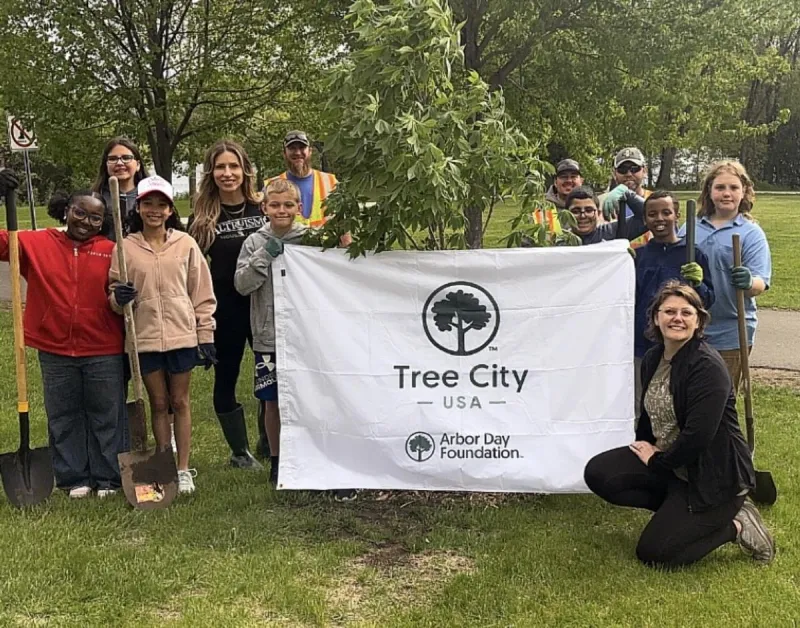 Tree Planting Event Showcases School's Commitment to Nature