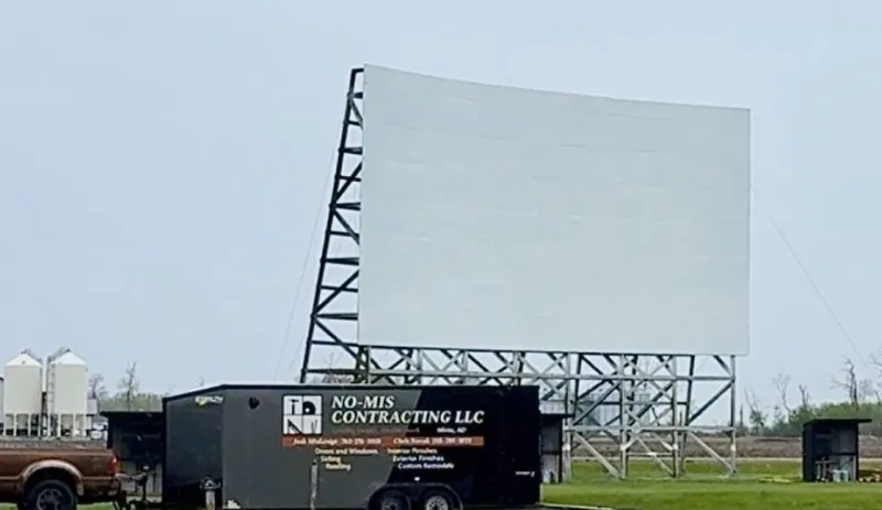 Sky-Vu Drive-In sets reopening date after outdoor screen was damaged by wind