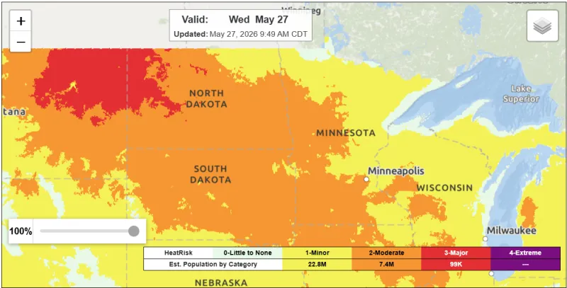 Here's how the weather service analyzes dangerous heat