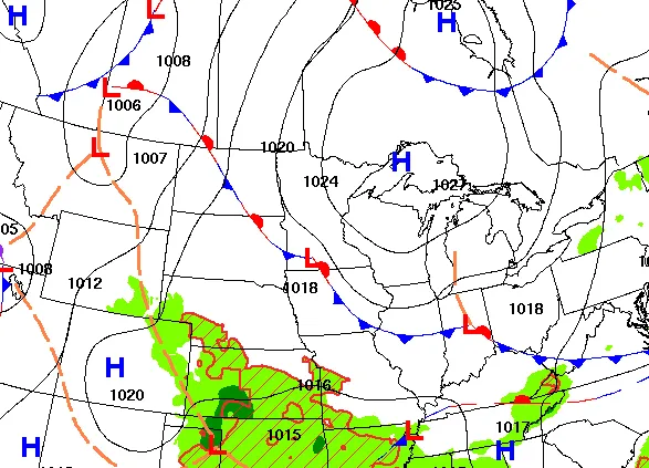 High pressure dominates next several days