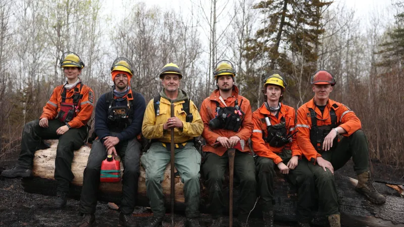 EMT's photographs tell the story of extinguishing the Stewart Trail Fire