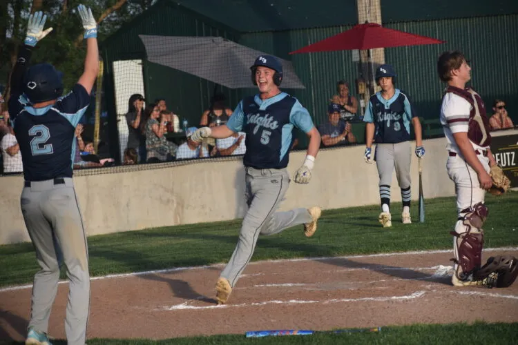 Knights advance past YME in elimination bracket