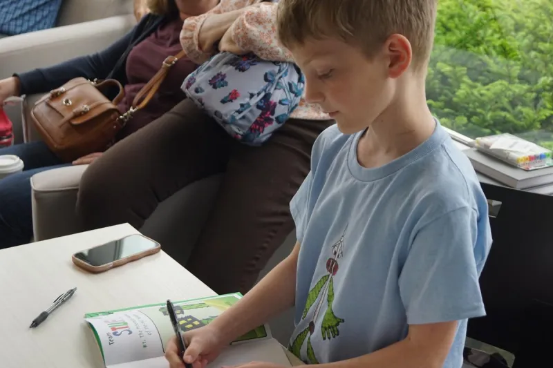 Sartell Youth Author Sells Out Debut Comic At Book Signing