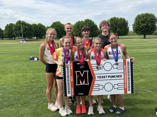 Marshall sends six individuals, relay team to state track meet
