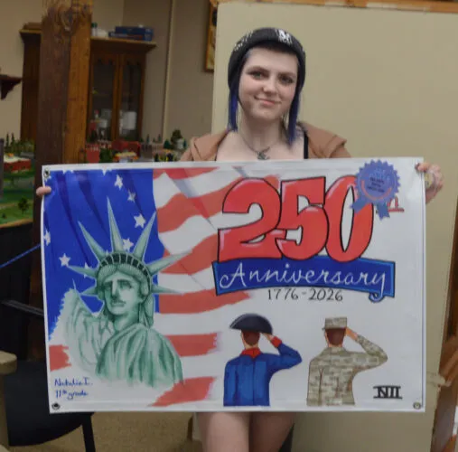 Tracy celebrates patriotic art of the next generation