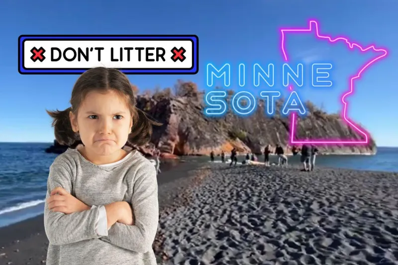 Minnesota Photographer Rages Over Trash on Local Black Beach