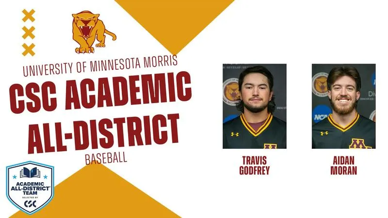 Godfrey and Moran Earn CSC Academic All-District Honors