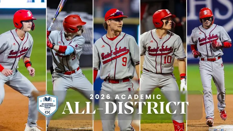 Five SJU Baseball Student-Athletes Earn CSC Academic Honors