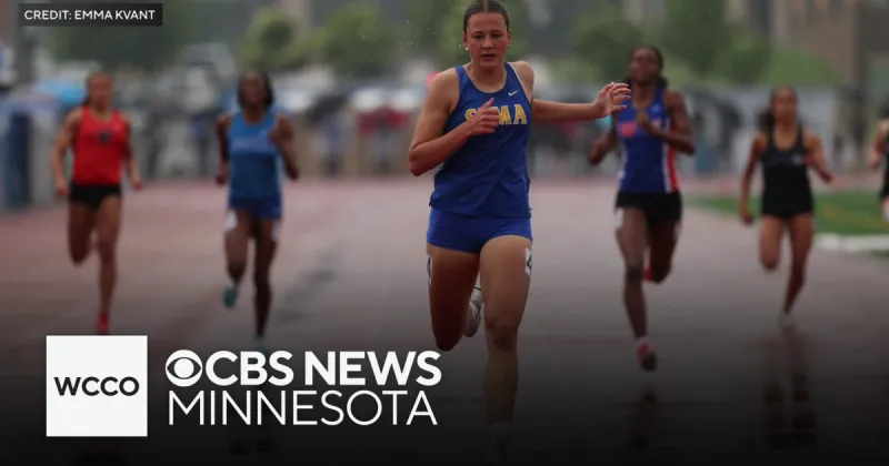 All eyes on Minnesota state champ Emma Kvant's final track races