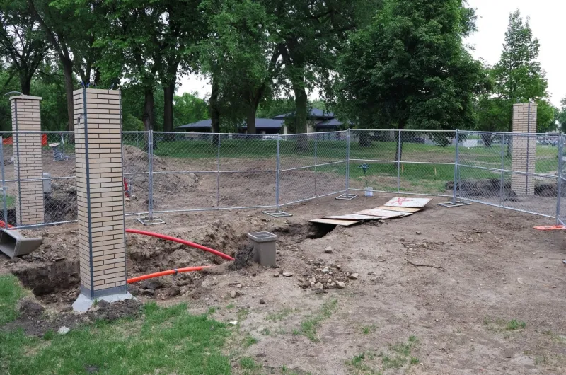 Human remains discovery near North Dakota governor's residence interrupts construction