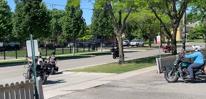 AMVETS Riders Travel to Lisbon for Third Annual Veterans' Home Run