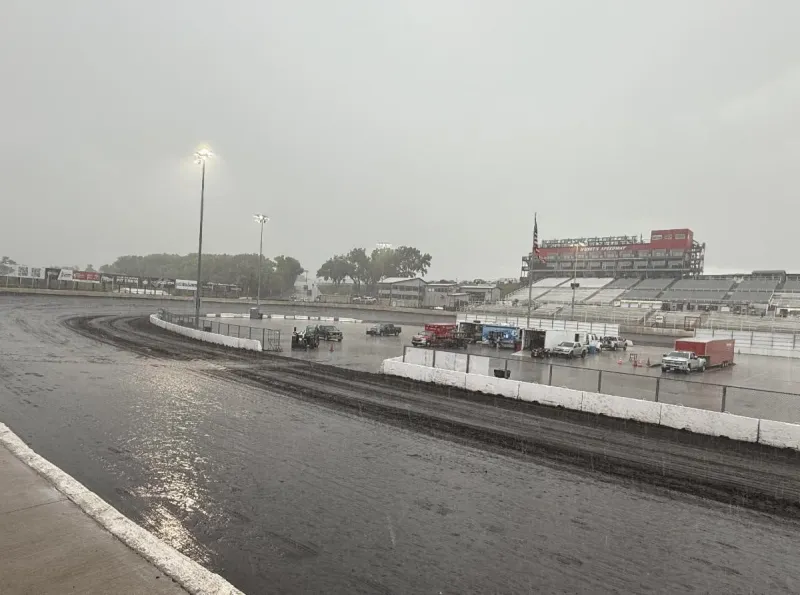 Frankman Motor Company Night Rained Out at Huset's Speedway