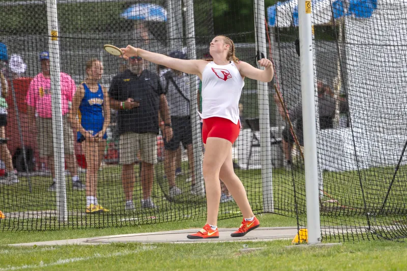 Cardinals place six on state meet track and field podium