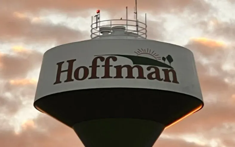 Cleanup underway after severe storms hit Hoffman, MN causing a power outage and train derailment