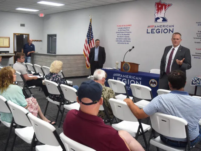 Olson and Munson hear constituent concerns