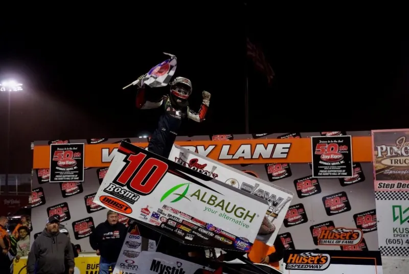 Timms, Ballenger and Yeigh Triumphant During Goodin Company Night at Huset's Speedway