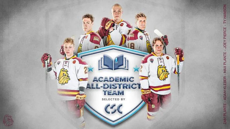 Hanson, Kleber, Pierce, Max Plante and Zam Plante Named to CSC Academic All-District Men's At-Large Teams