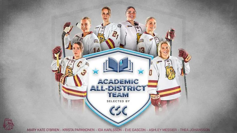 Six UMD Women's Hockey Players Named to CSC Academic All-District Team