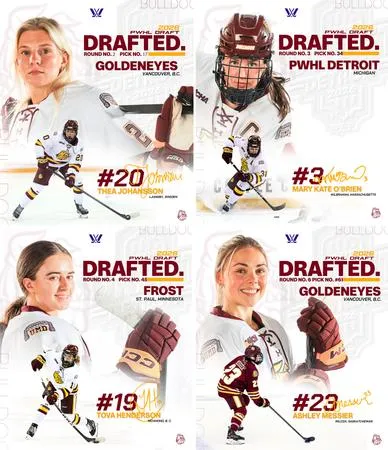 Four Bulldogs Taken in 2026 PWHL Draft